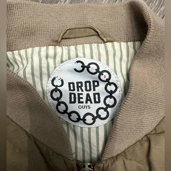 Drop Dead “Death is the key” bomber jacket - Picture 2 of 3